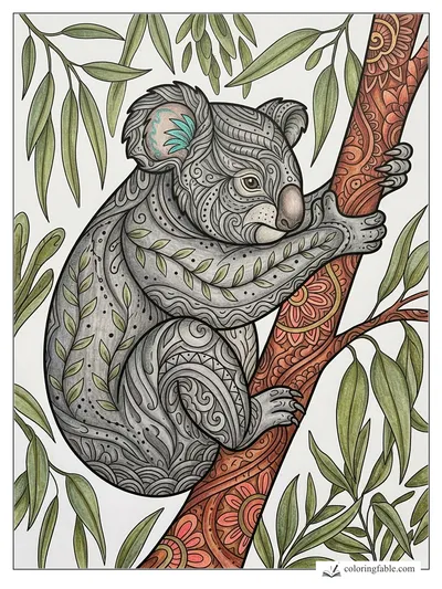 Colored example of this coloring page