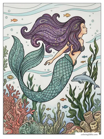 Colored example of this coloring page