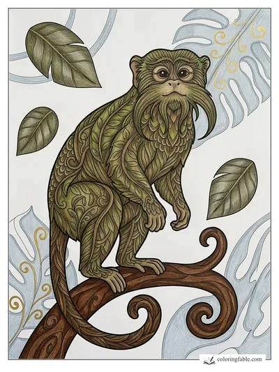 Colored example of this coloring page
