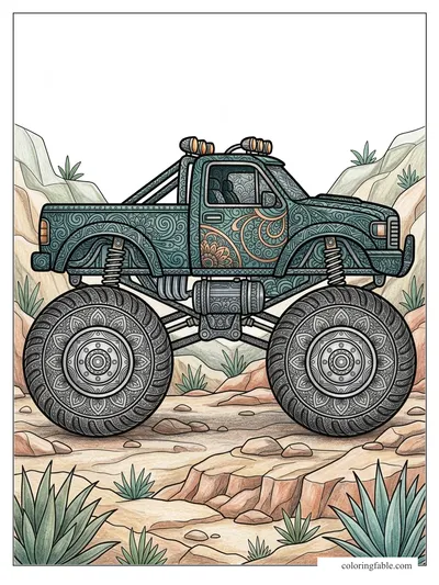 Colored example of this coloring page