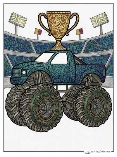 Colored example of this coloring page