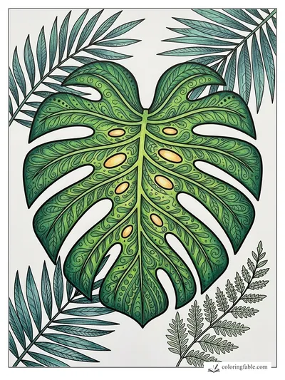 Colored example of this coloring page