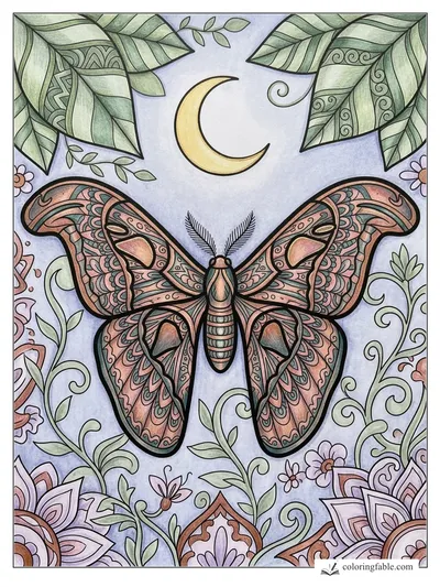 Colored example of this coloring page