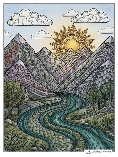 Colored example of this coloring page
