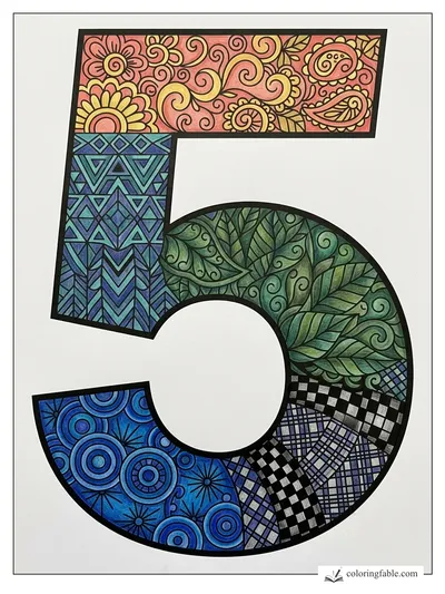 Colored example of this coloring page