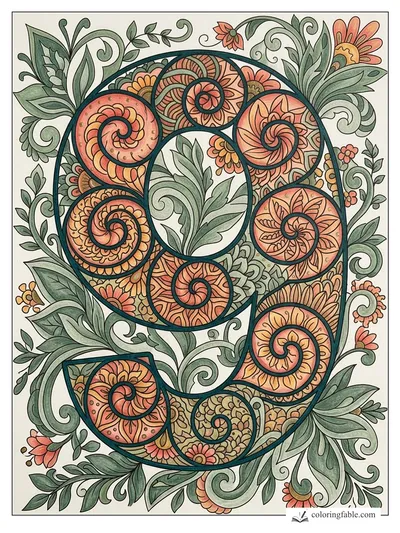 Colored example of this coloring page