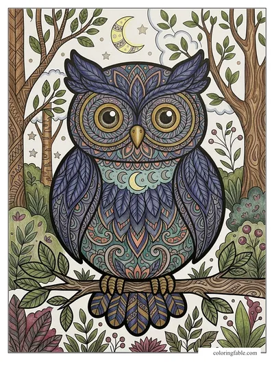 Colored example of this coloring page