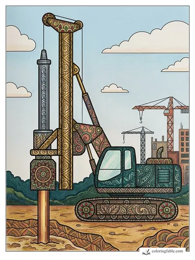 Colored example of this coloring page