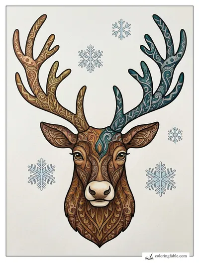 Colored example of this coloring page