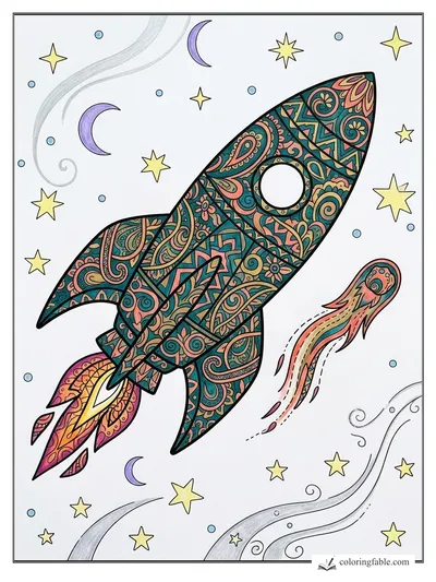 Colored example of this coloring page