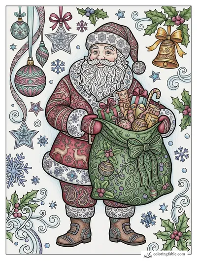 Colored example of this coloring page