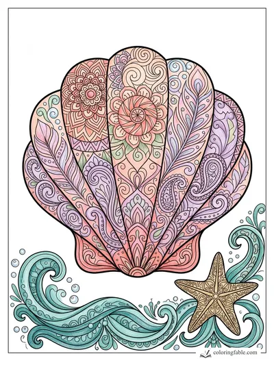 Colored example of this coloring page