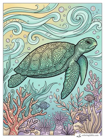 Colored example of this coloring page