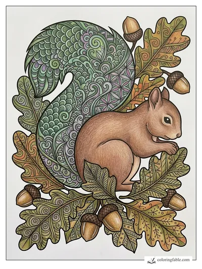 Colored example of this coloring page