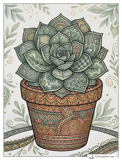 Colored example of this coloring page