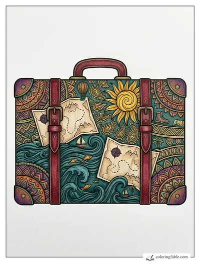 Colored example of this coloring page