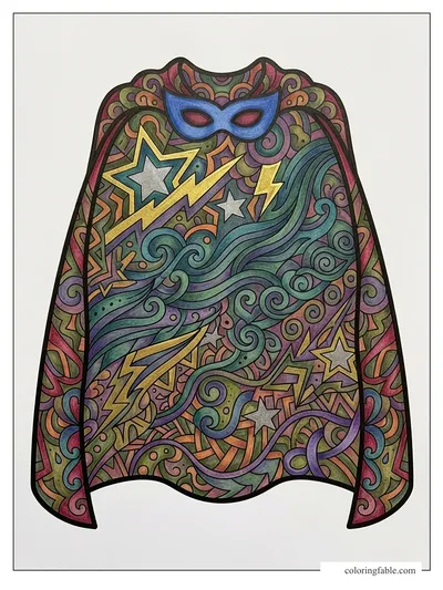 Colored example of this coloring page
