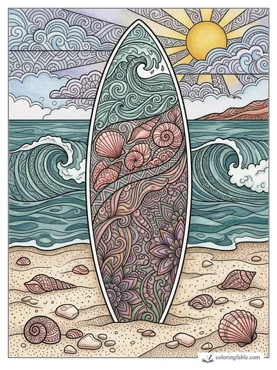 Colored example of this coloring page
