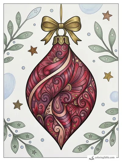 Colored example of this coloring page