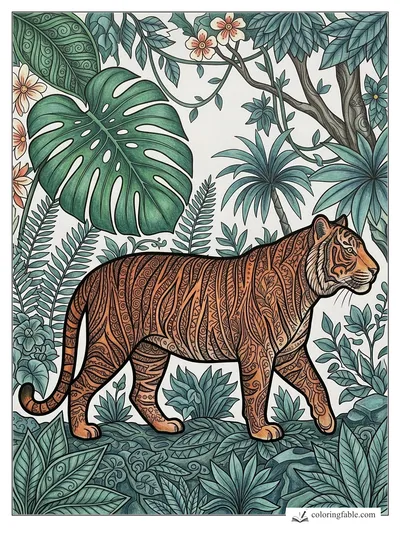 Colored example of this coloring page
