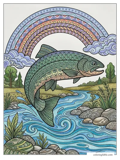 Colored example of this coloring page