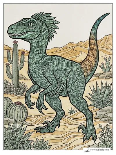 Colored example of this coloring page