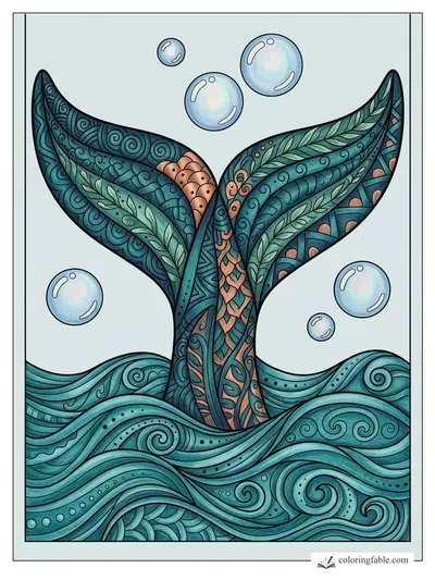 Colored example of this coloring page