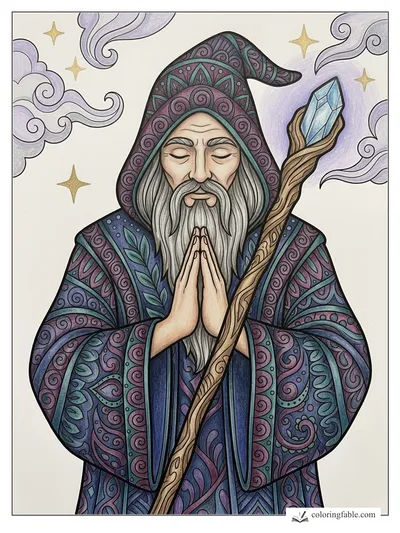 Colored example of this coloring page
