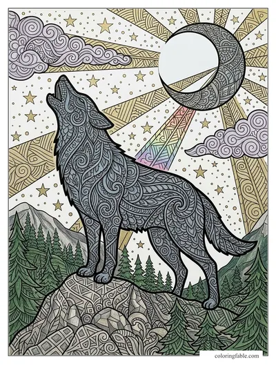 Colored example of this coloring page